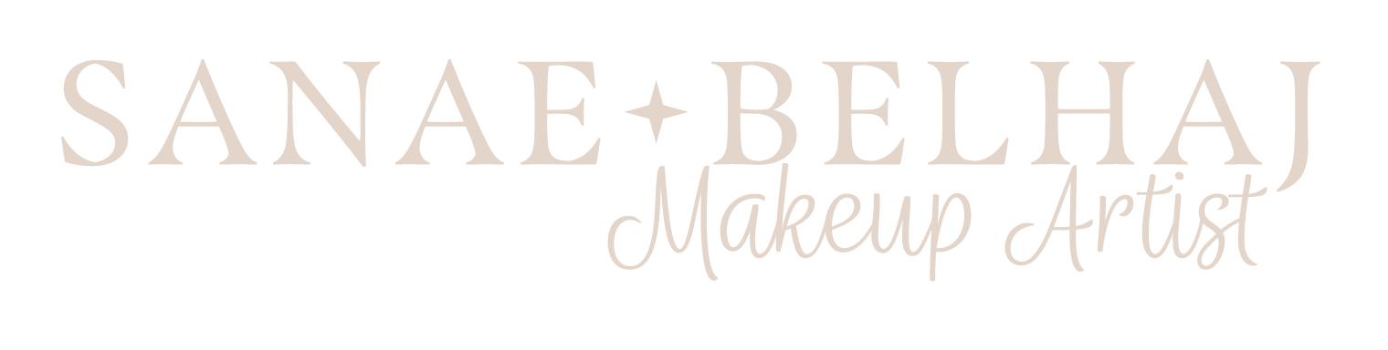 Beige logo Sanae Belhaj Makeup artist